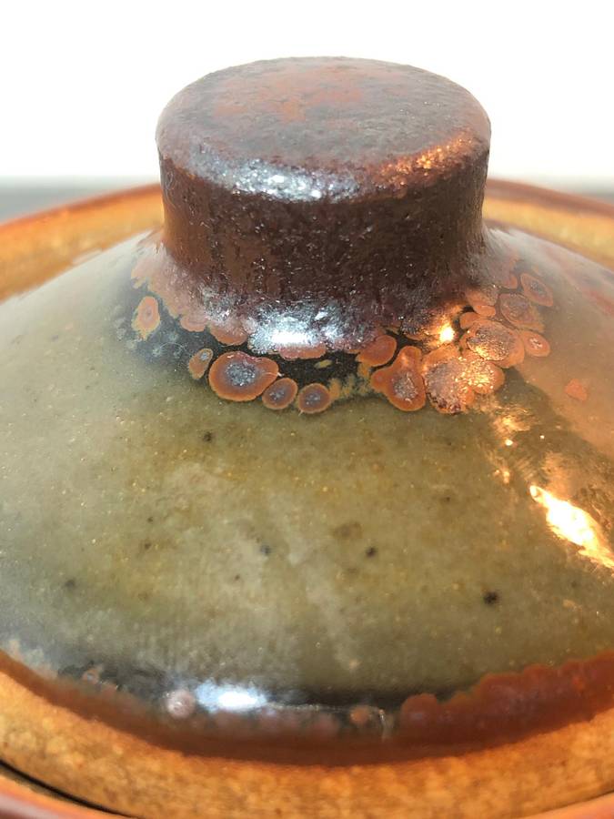 South African Potter Ian Glenny Stoneware Vessel with Lid (1952-2023)