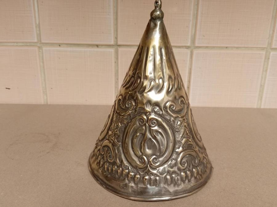 VINTAGE MOROCCAN BRASS TAGINE COVER