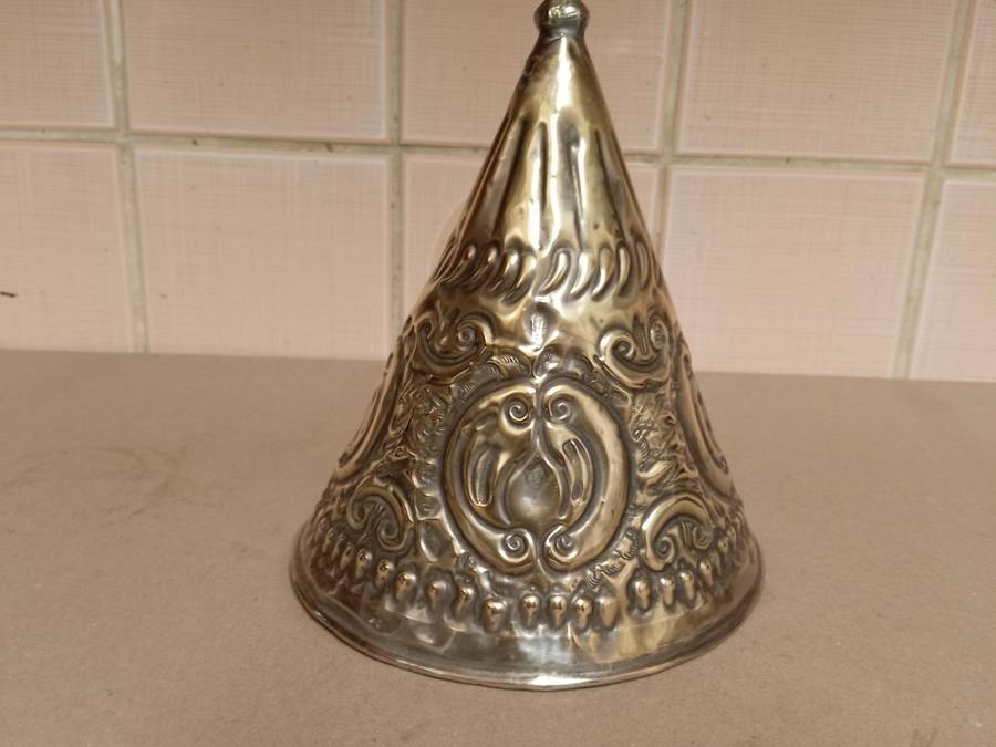 VINTAGE MOROCCAN BRASS TAGINE COVER