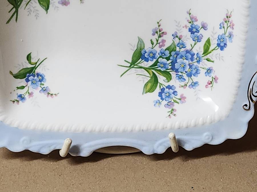 Vintage Royal Albert Bone China Twin Handled Snack Dish