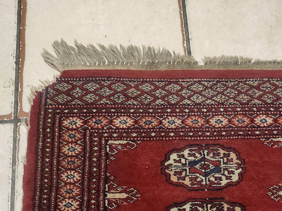 Vintage Pure Wool Hand Knotted Persian Carpet