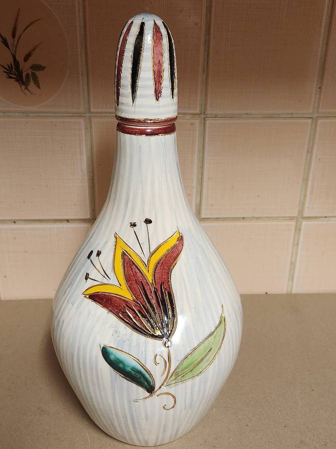 RARE FIND. 20th CENTURY ROUGE FONTAINE BAUDOUR CERAMIQUE VASE/URN