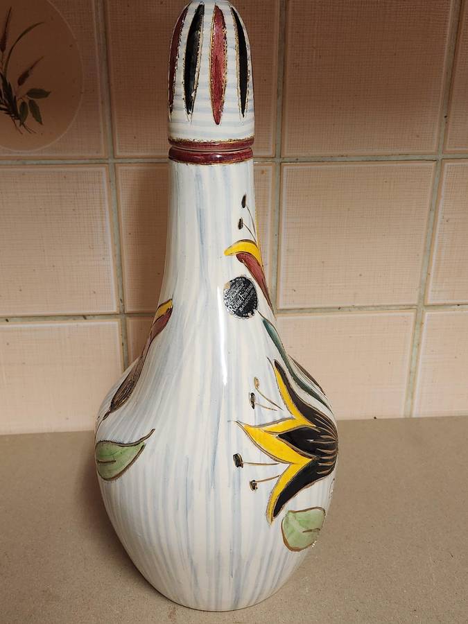 RARE FIND. 20th CENTURY ROUGE FONTAINE BAUDOUR CERAMIQUE VASE/URN