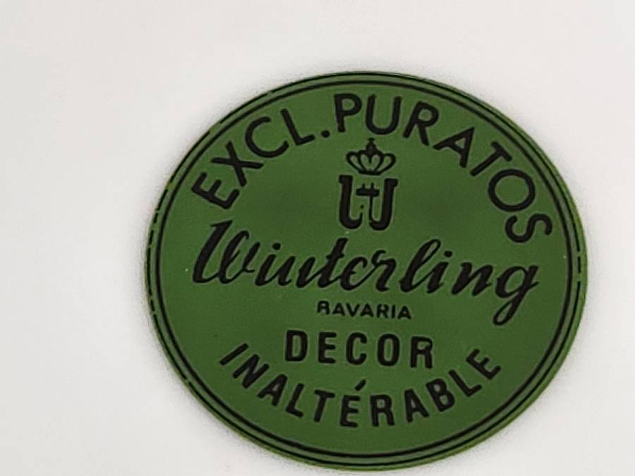AWESOME SET OF SIX BAVARIA WINTERLING DECOR PLATES