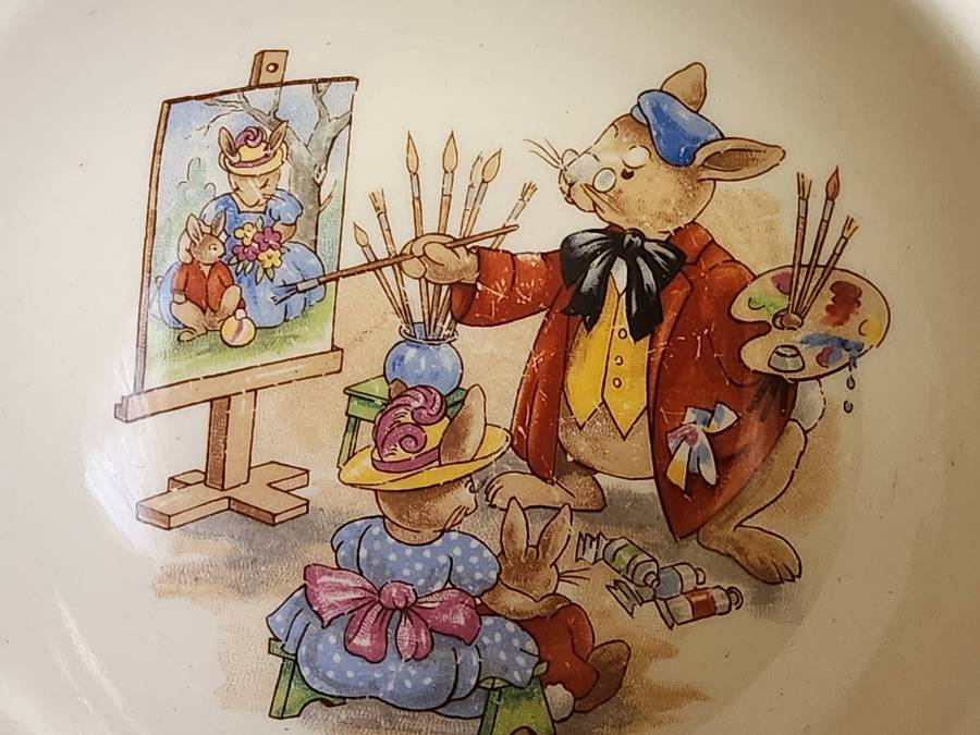 VINTAGE ROYAL DOULTON BUNNYKINS BOWL