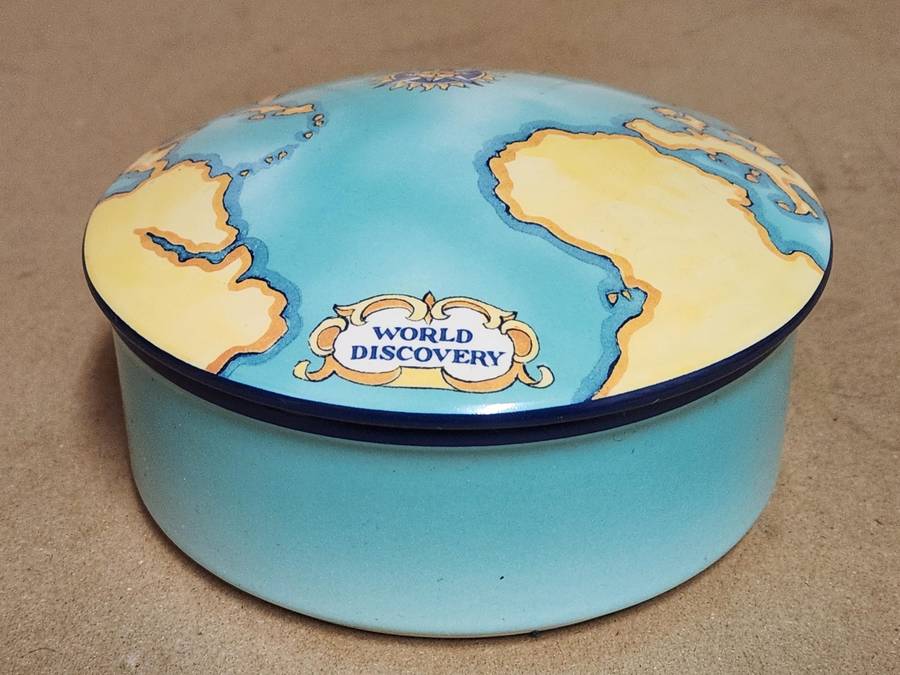 Tiffany and Co Tauck World Discovery Porcelain Trinket Box