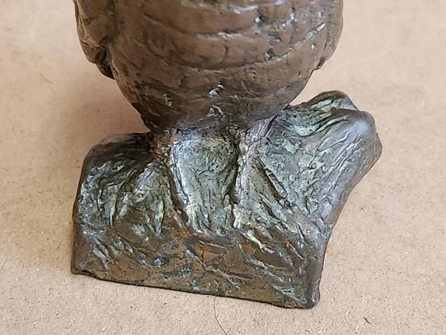 VINTAGE COLD CAST BRONZE OWL