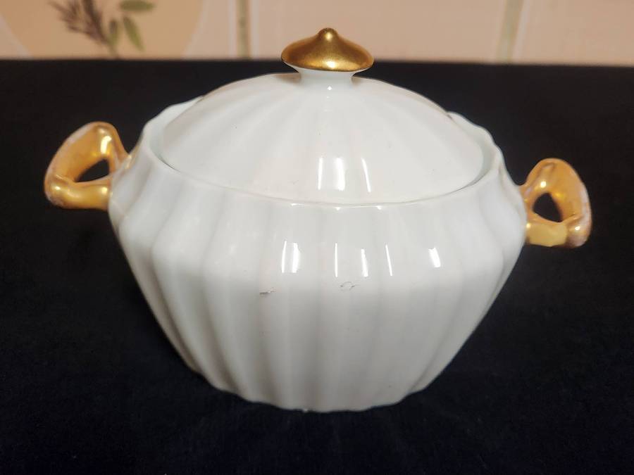 Vintage R S Tillowitz Silesia Creamer and Sugar Bowl