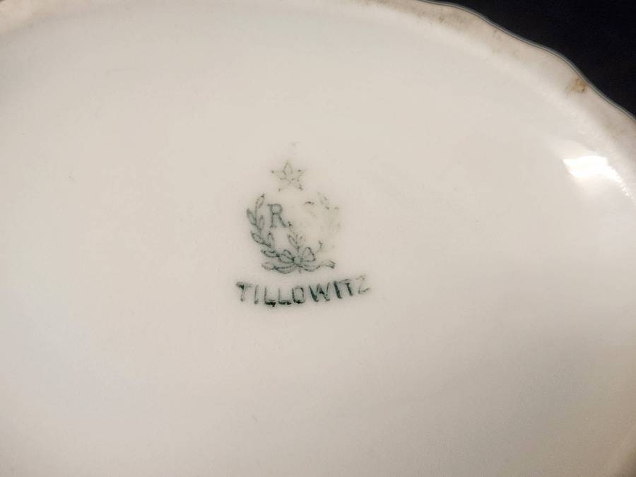 Vintage R S Tillowitz Silesia Creamer and Sugar Bowl