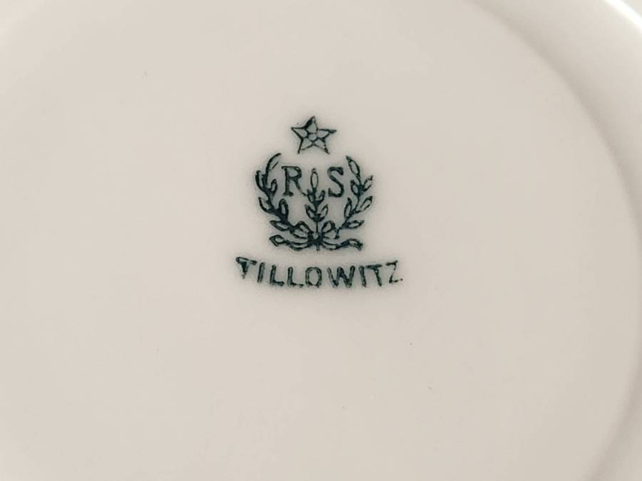 Vintage R S Tillowitz Silesia Set of Six Cups and Saucers