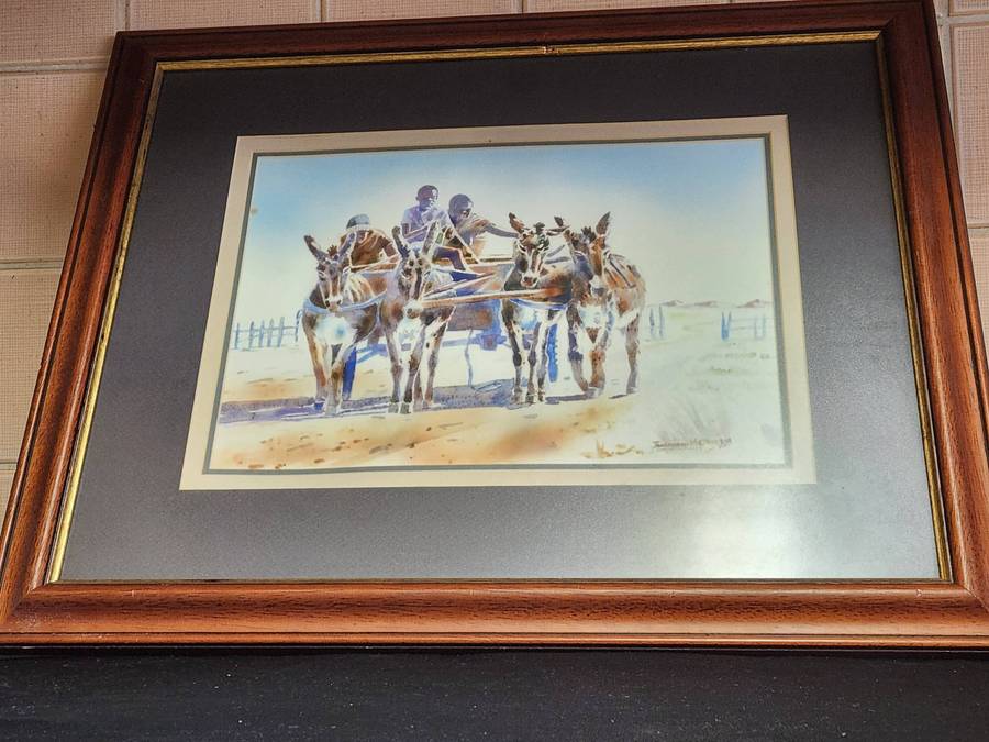 Thokozani Mathobela Watercolour on Paper