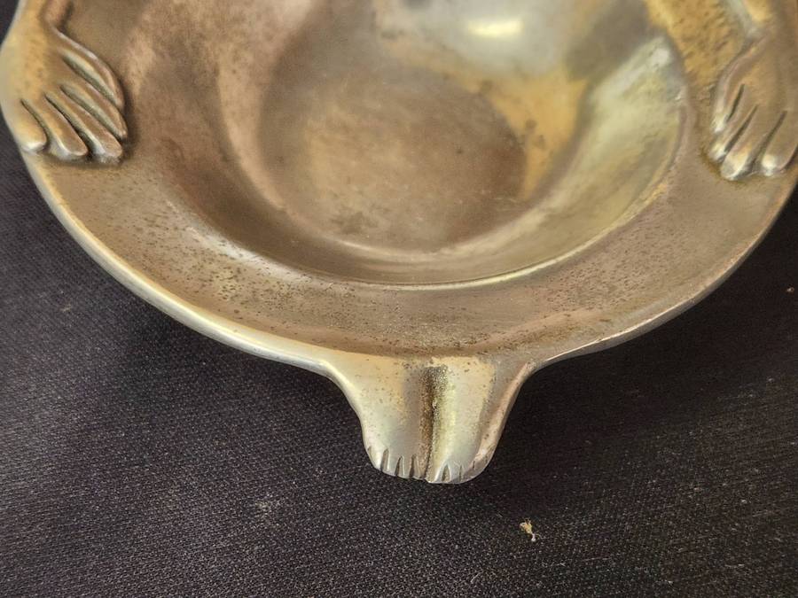 CARROL BOYES FUNCTIONAL ART EARLY DESIGN PEWTER BOWL