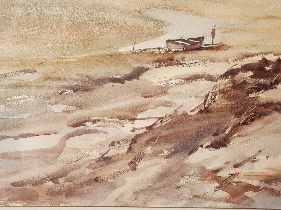 GORDON LEGG WATERCOLOUR ON BOARD LANDSCAPE PAINTING