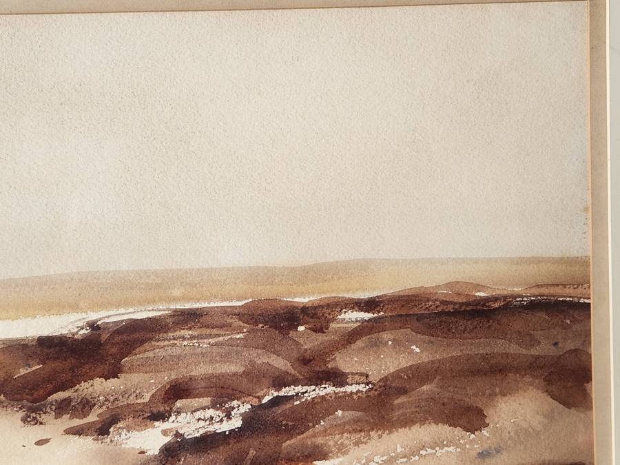 GORDON LEGG WATERCOLOUR ON BOARD LANDSCAPE PAINTING