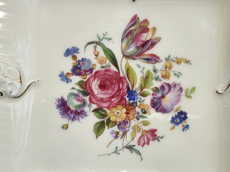 STUNNING 1930's ROSENTHAL ELFENBEIN MOLIERE KRONACH ART NOUVEAU STYLE PLATE.