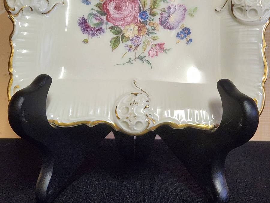 STUNNING 1930's ROSENTHAL ELFENBEIN MOLIERE KRONACH ART NOUVEAU STYLE PLATE.