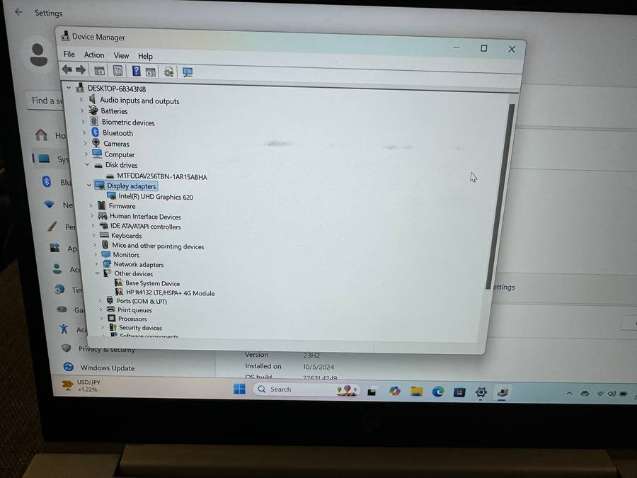 HP EliteBook 840 G5  8th Gen i7-8550U@1.9GHz, 16GB RAM, 256GB SSD FHD Display LTE
