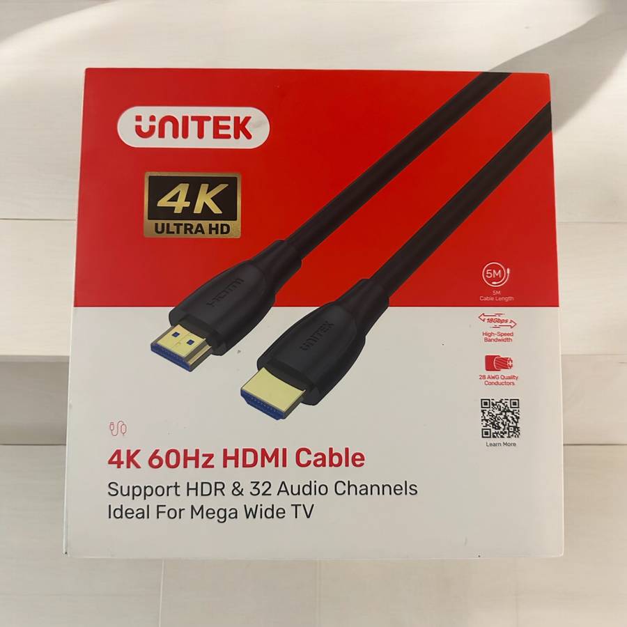 UNITEK 60HZ  5M HDMI CABLE