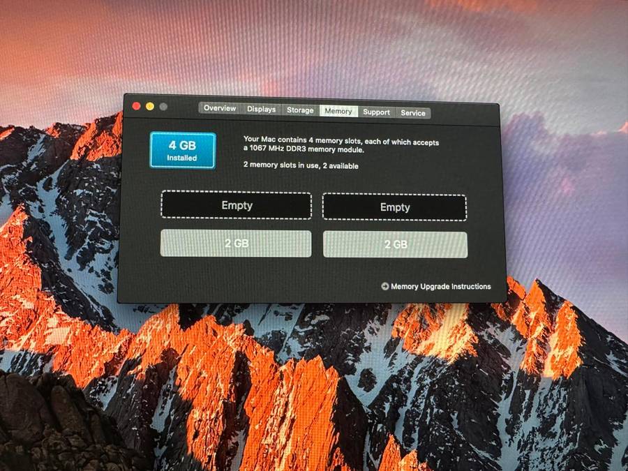 Apple IMac 21.5 Inch Late 2009 Intel Core 2 Duo 4gb Ram 1tb Hdd