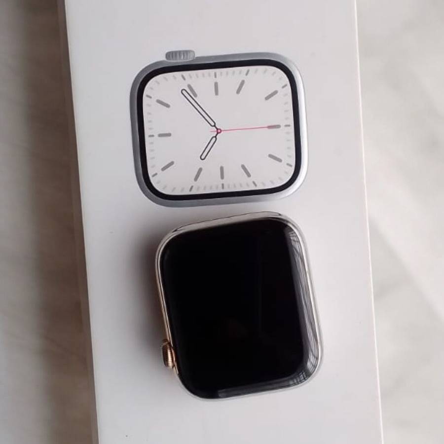 Apple Watch Series 7 GPS  + CELLULAR GOLD STAINLESS STEEL CASE