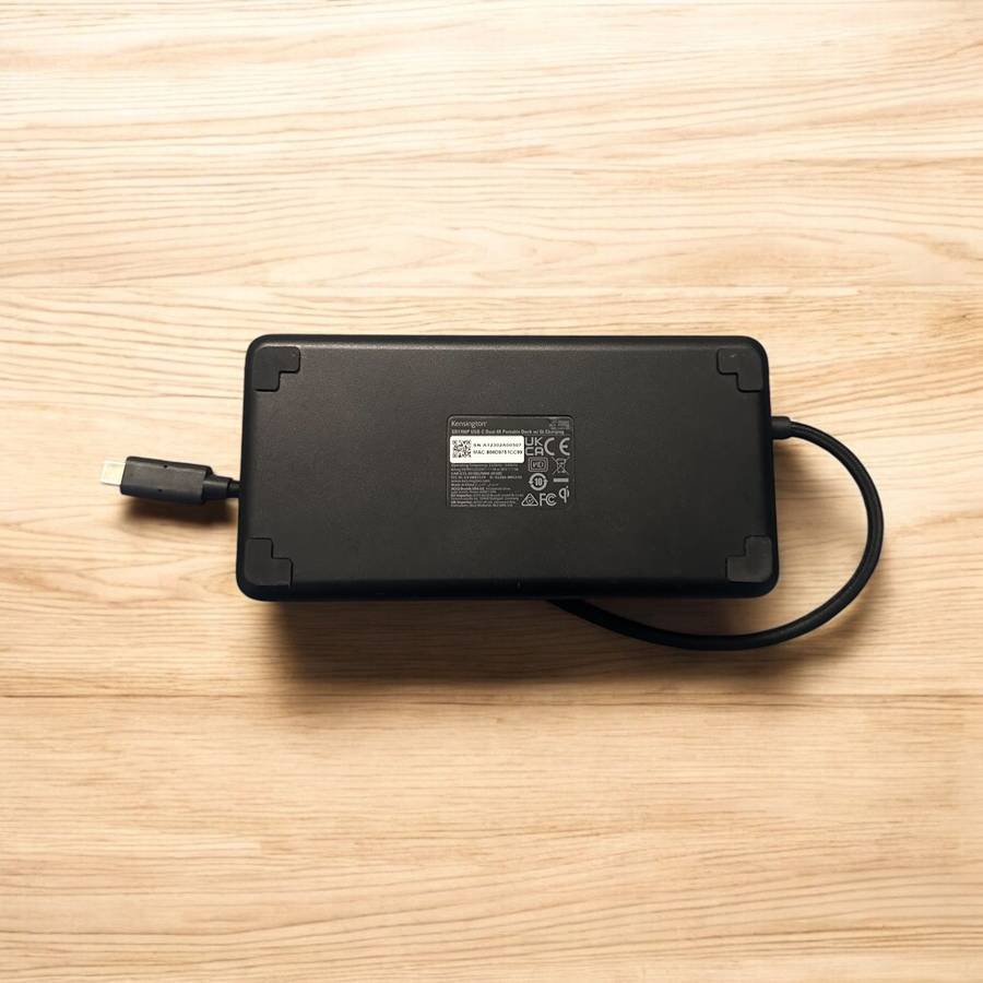Kensington SD1700P USB-C Dual 4K Portable Mobile Dock with Qi Charging