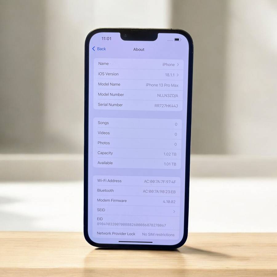 Apple i phone 13 pro max 1tb