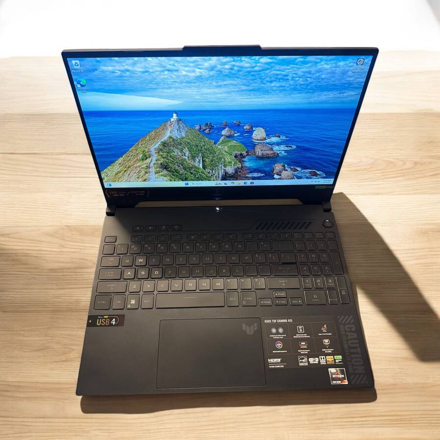 Asus Tuf Gaming A15 Ryzen 7 RTX 4060 Gaming Laptop 16gb ram 512gbssd  mint