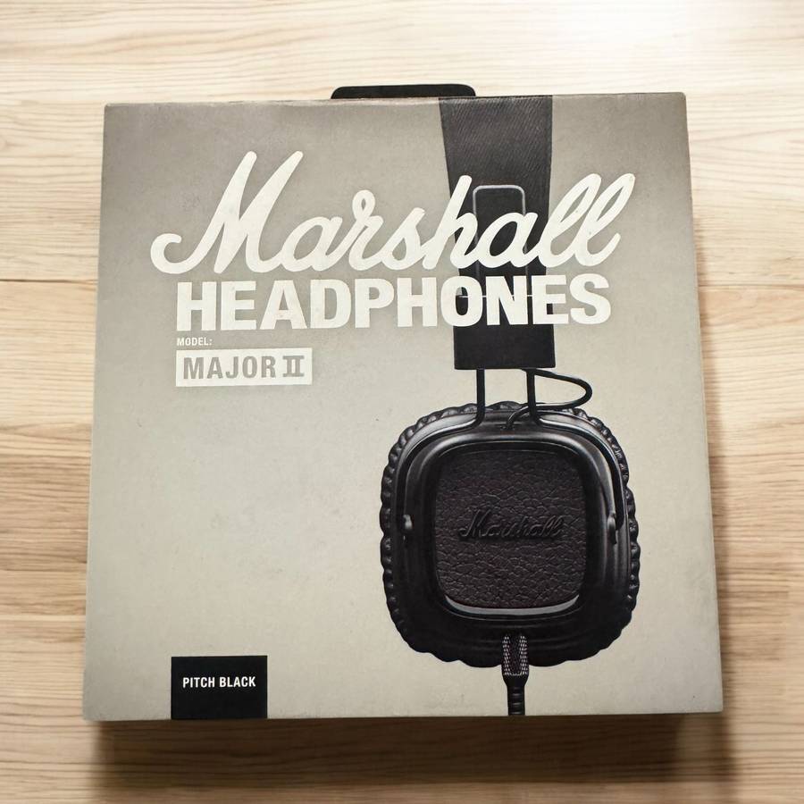 Marshall Major II Professional Headphones - Black New Condition