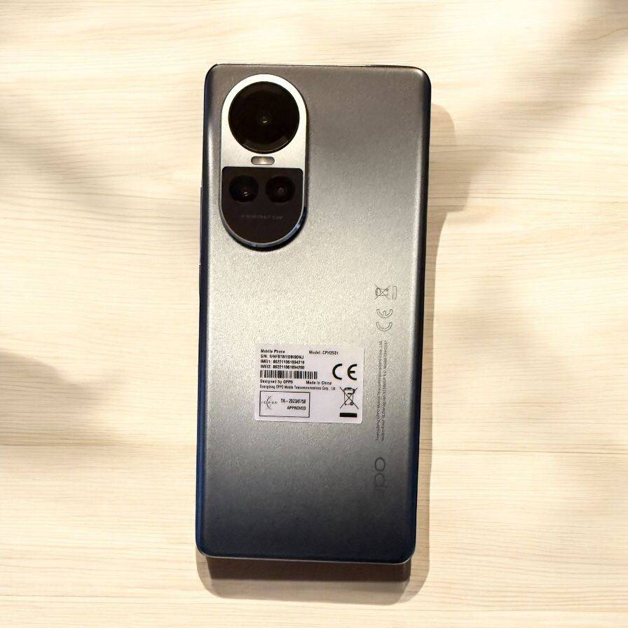 Oppo Reno 10 5G-Gray 8GB-256GB 64+32+8MP 6.7" Dual Sim