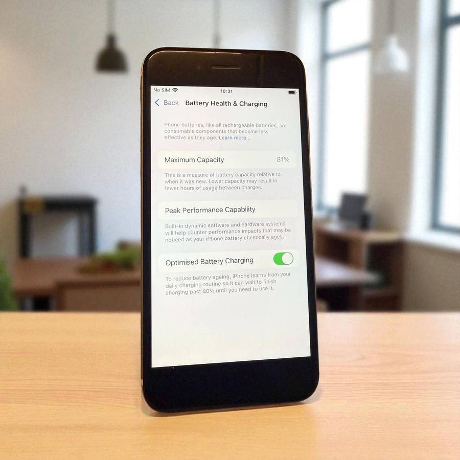 I phone se 2nd gen 64gb 81% batt health