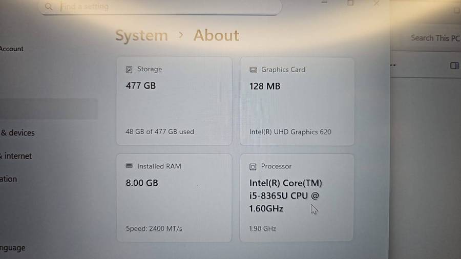 Dell Latitude 5400