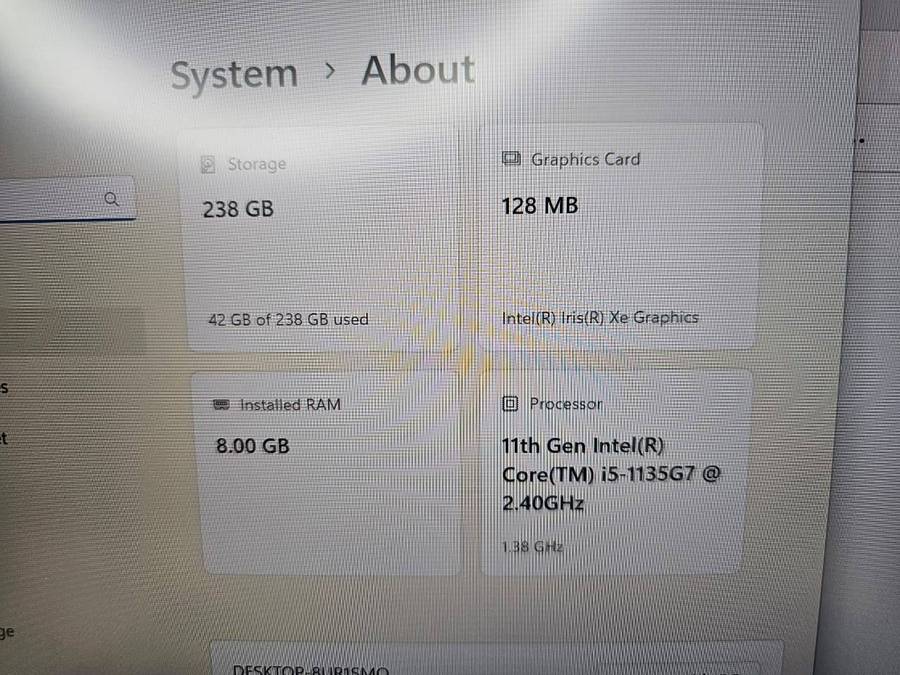 Dell Latitude 5420, 11th Gen i5 Intel Xe Graphics ,Lte  8Gb Ram 256gb Nvme Ssd, Fhd Display