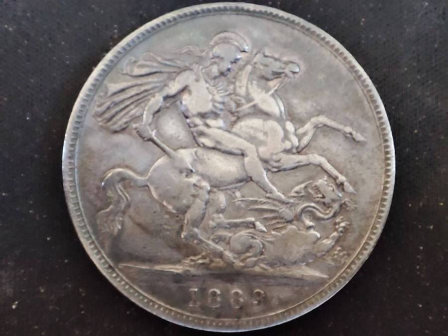 Two Great Britain Silver Crowns