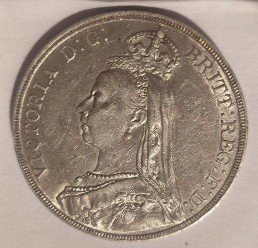 1891 Great Britain Silver Crown
