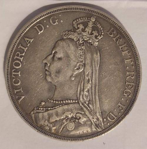 1892 Great Britain Silver Crown