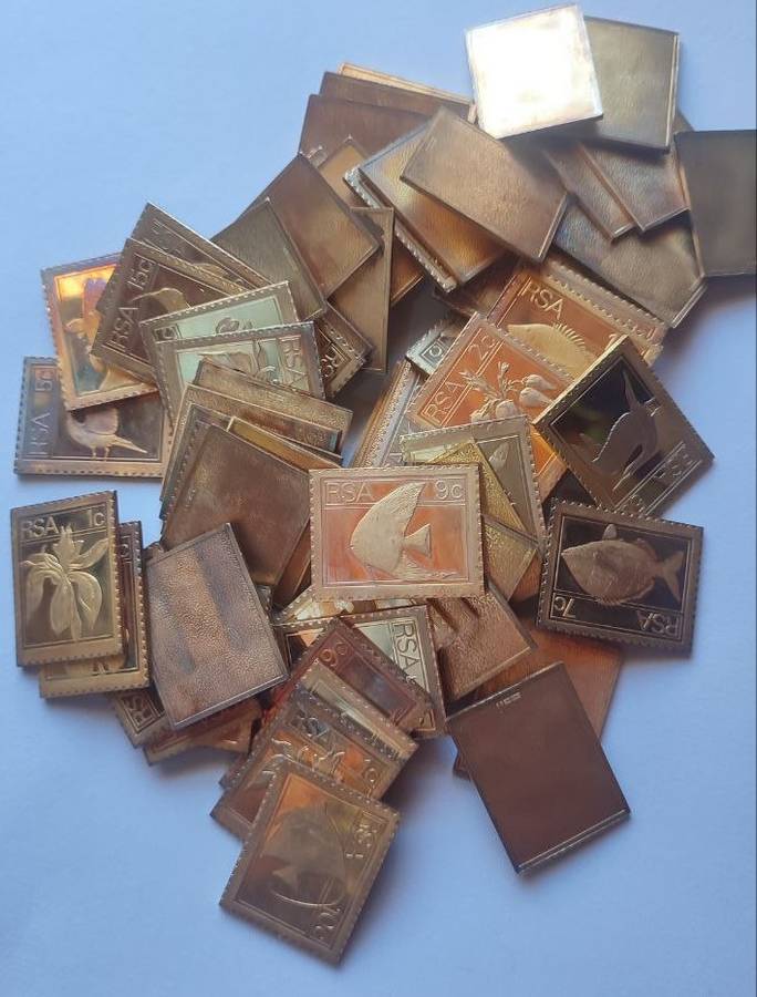 Silver Stamps 92.5% pure Silver (Sterling silver)