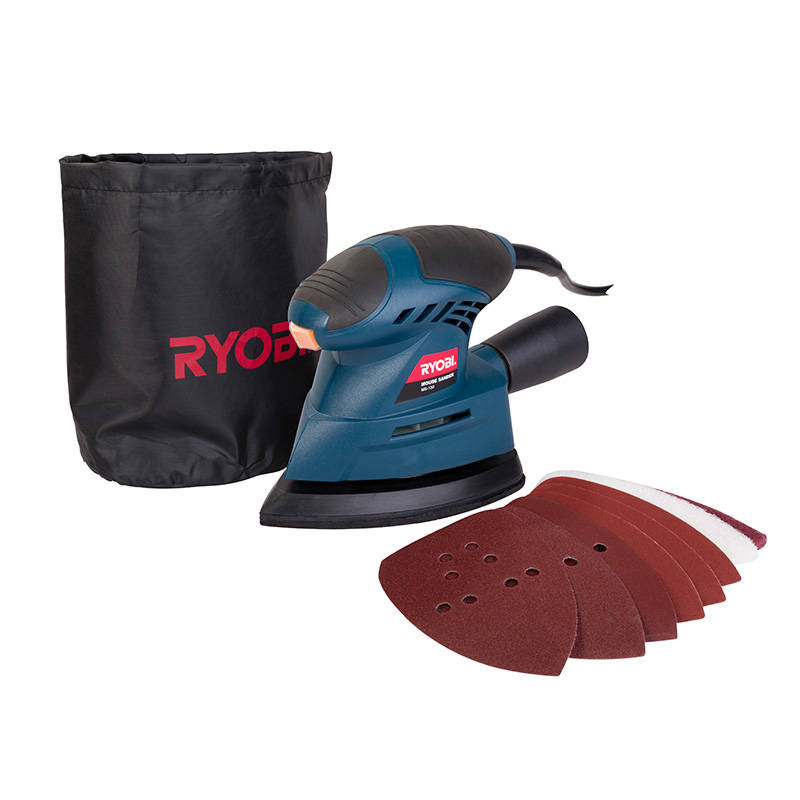 Ryobi SD Mouse Sander Kit 130W 13 Piece MS-130