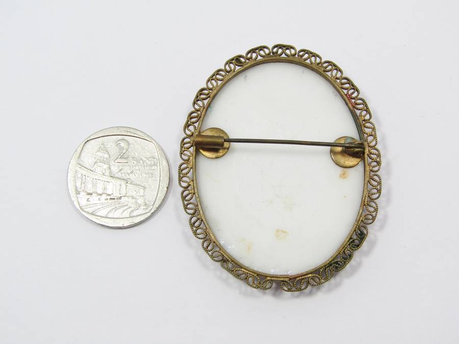 Vintage Czechoslovakian Costume Jewellery Brooch