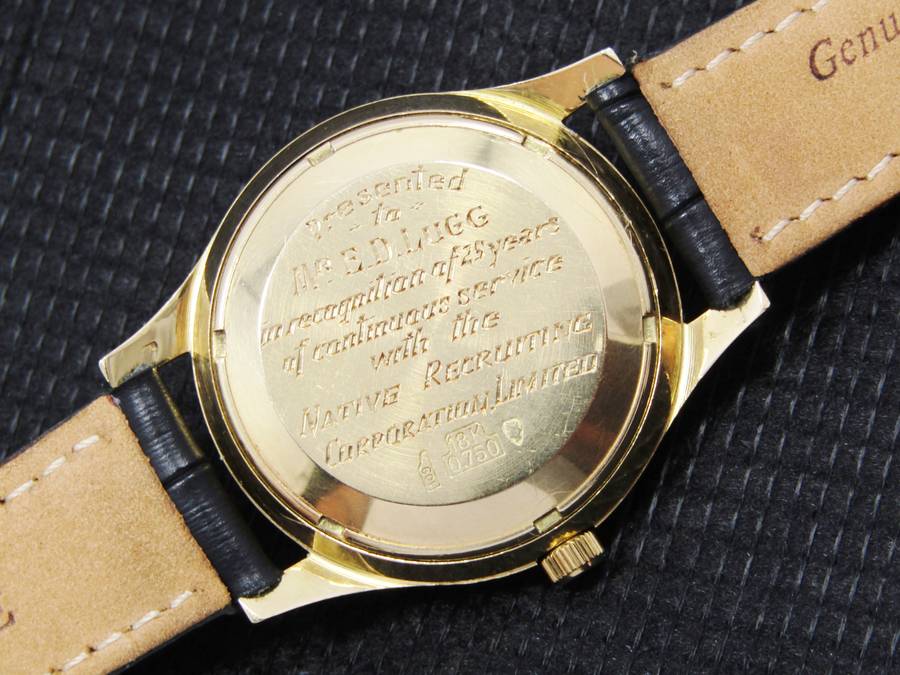 Exquisite! Vintage Ernest Borel (Swiss) 18K Gold Automatic Watch