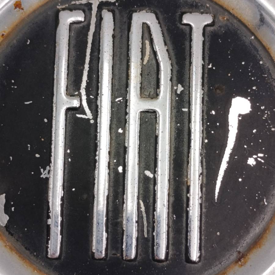 Vintage Fiat hubcap