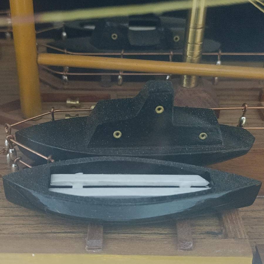 Large handmade ship's model of Amerigo Vespucci (1931)