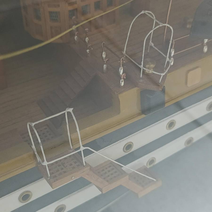 Large handmade ship's model of Amerigo Vespucci (1931)