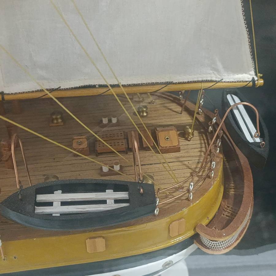 Large handmade ship's model of Amerigo Vespucci (1931)