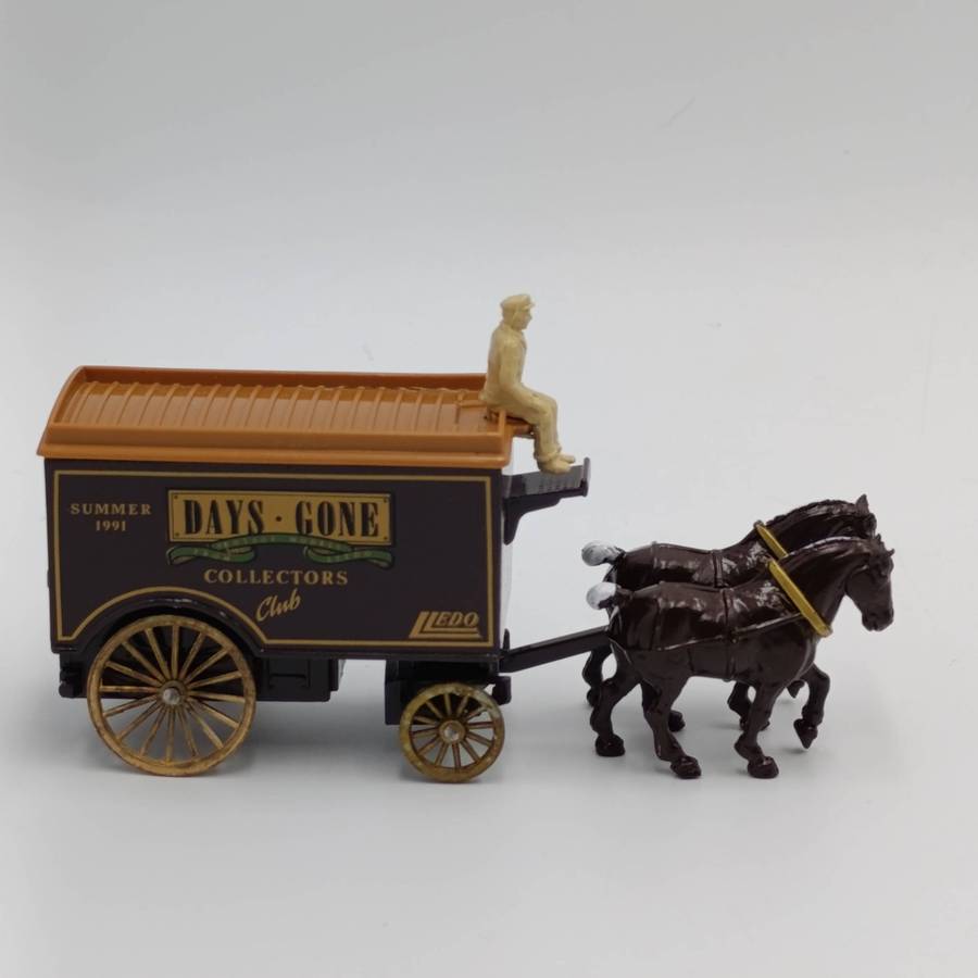 Lledo Summer 1991 Collector's Club horse-drawn removal van die-cast model in box