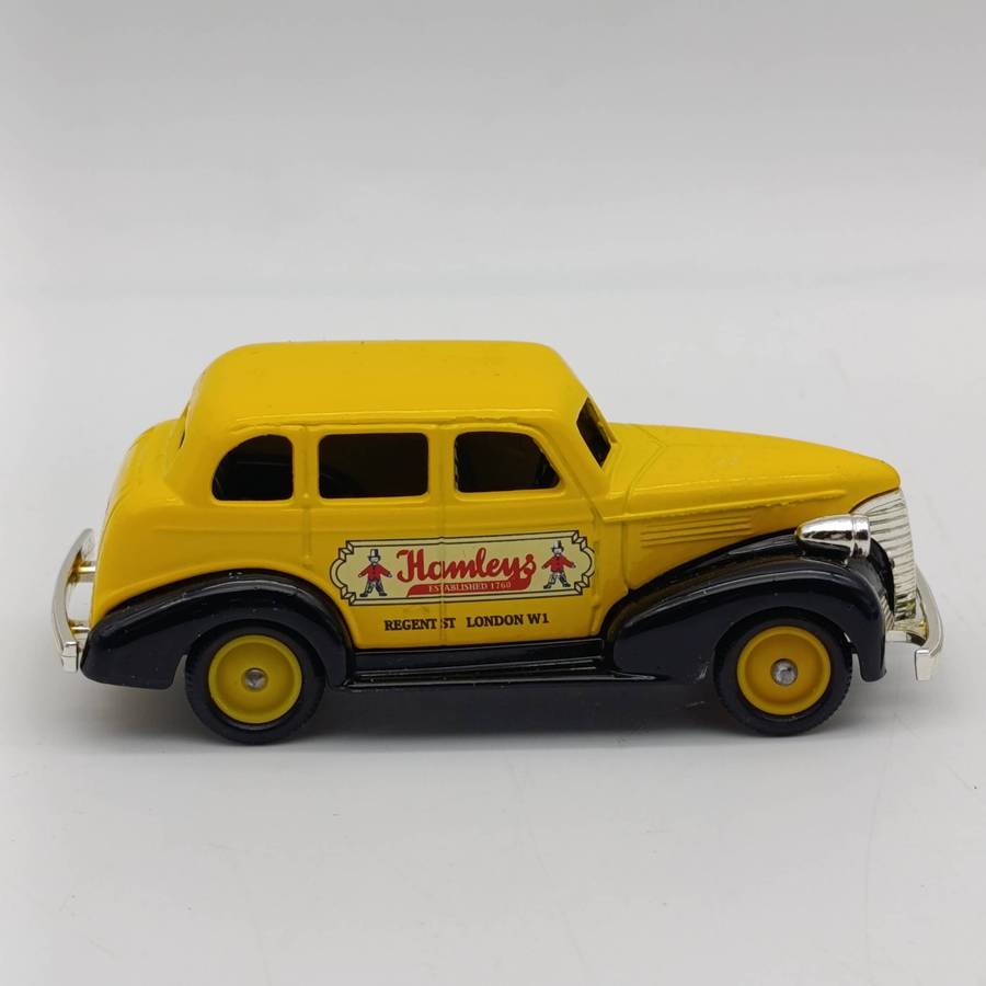 Lledo 1939 Chevrolet Hamleys advertising die-cast model car in box