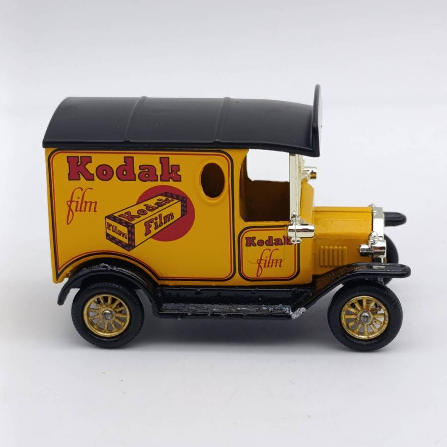 Lledo Ford Model-T Kodak Film advertising die-cast model car in box