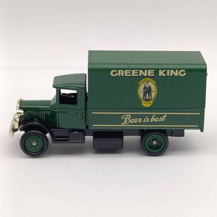 Lledo 1934 Mack Green King Beer Canvas back delivery truck model in box