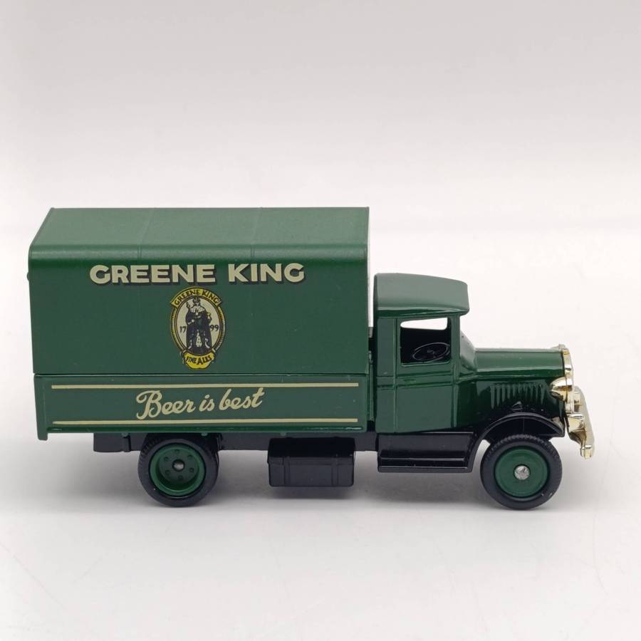 Lledo 1934 Mack Green King Beer Canvas back delivery truck model in box