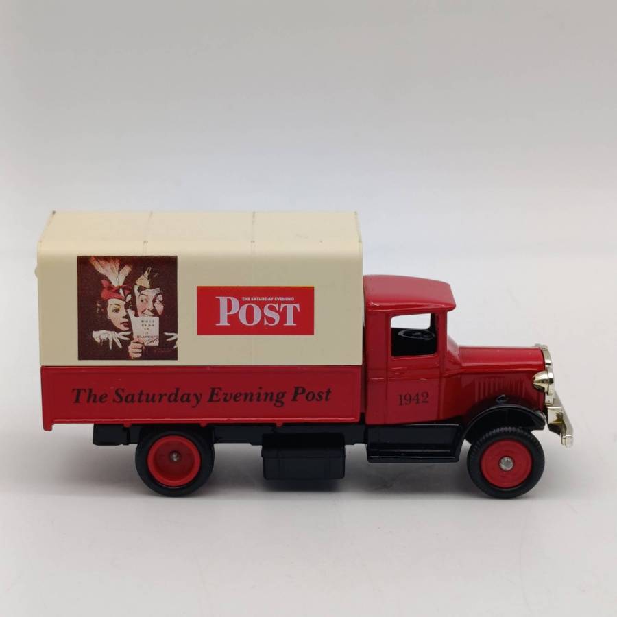 Lledo 1934 Mack Saturday Evening Post delivery truck model in box