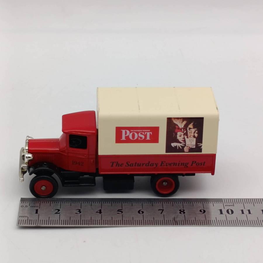 Lledo 1934 Mack Saturday Evening Post delivery truck model in box
